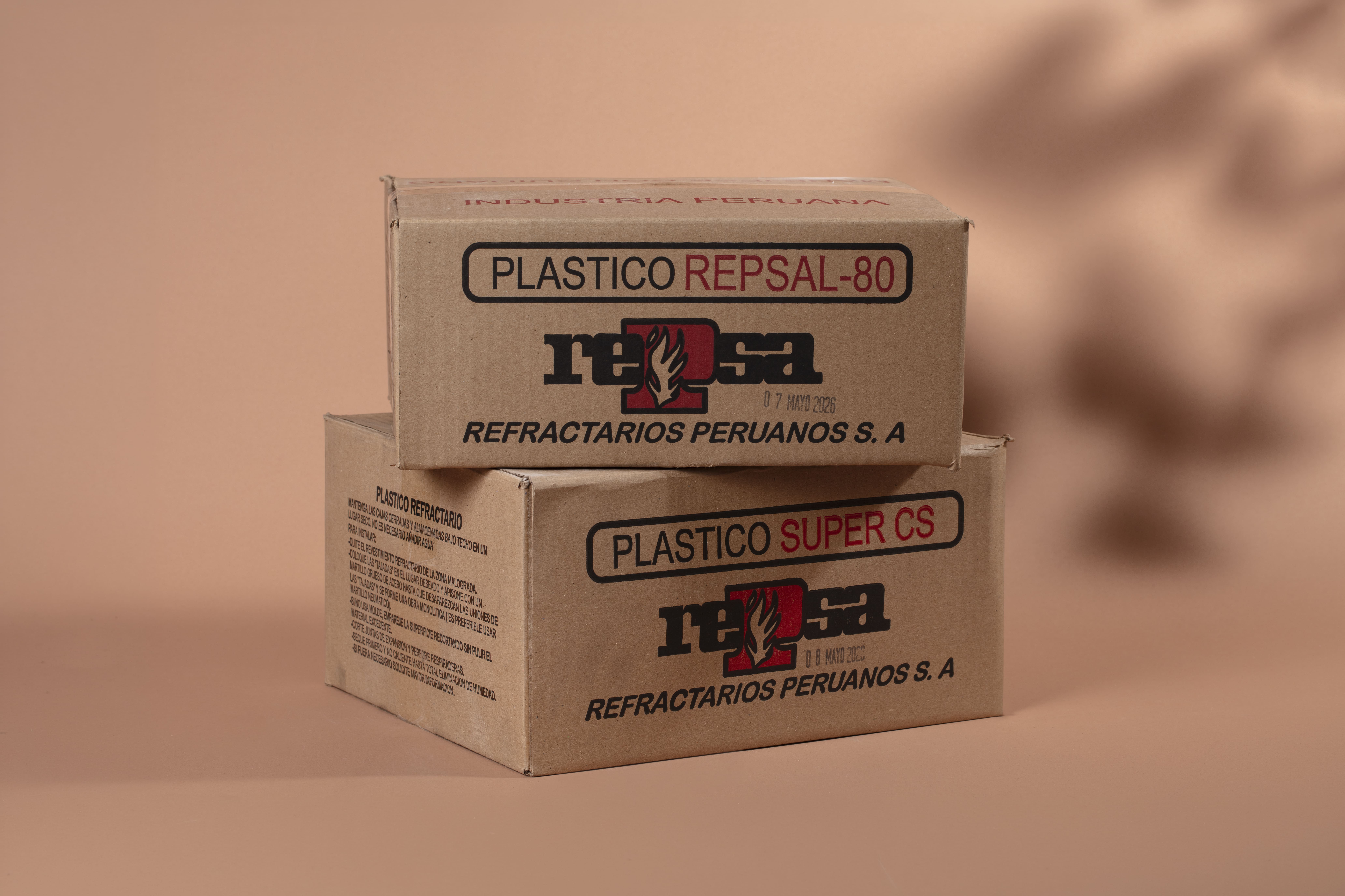 Productos plásticos refractarios de REPSA